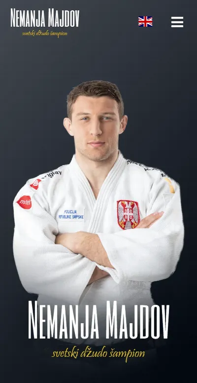Nemanja Majdov — naslovna strana na telefonu
