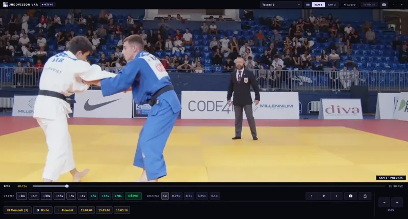 JudoVision VAR — zoom and slow motion